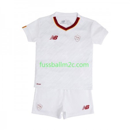Fußballtrikots AS Rom Kinder Auswärts Trikotsatz 2022-2023 Fußballtrikots AS Rom Kinder Auswärts Trikotsatz 2022-2023